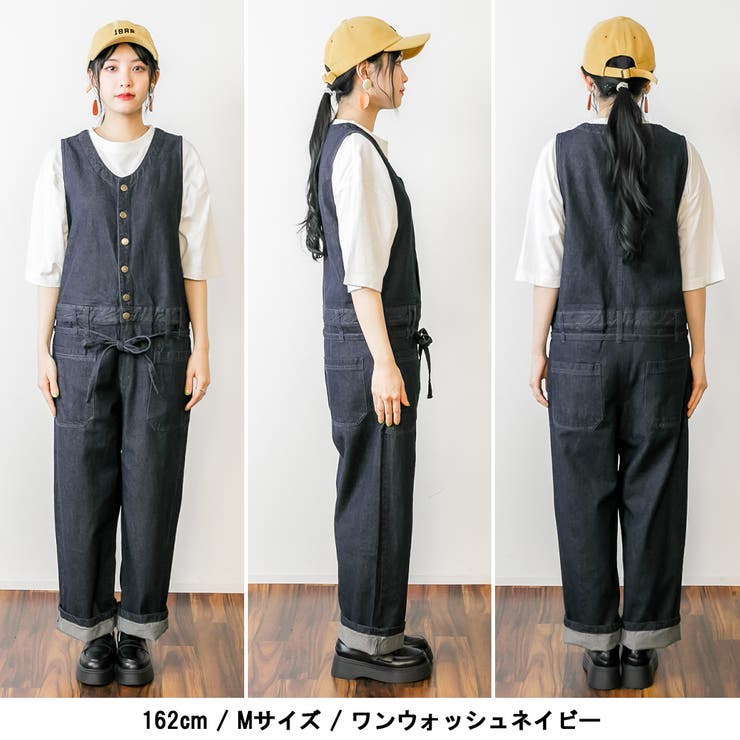 デニムノースリーブマキシパンツ レディースファッション通販 キャミ | atONE | 詳細画像10 