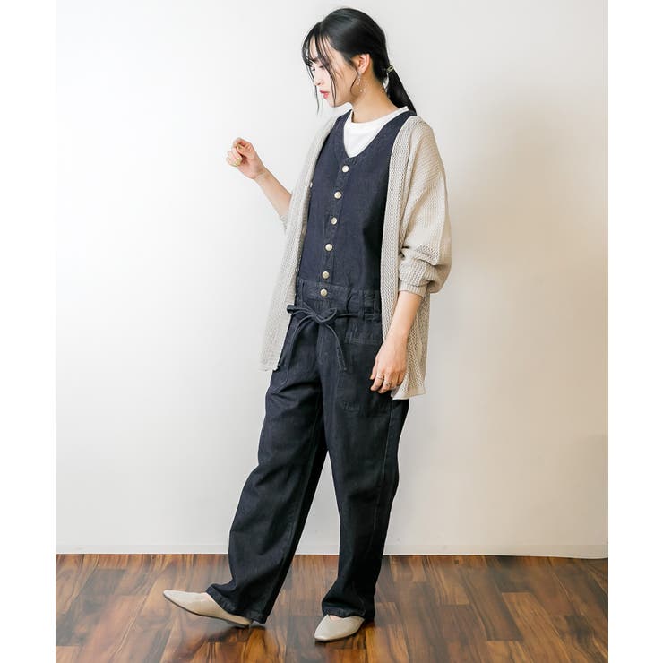 デニムノースリーブマキシパンツ レディースファッション通販 キャミ | atONE | 詳細画像16 