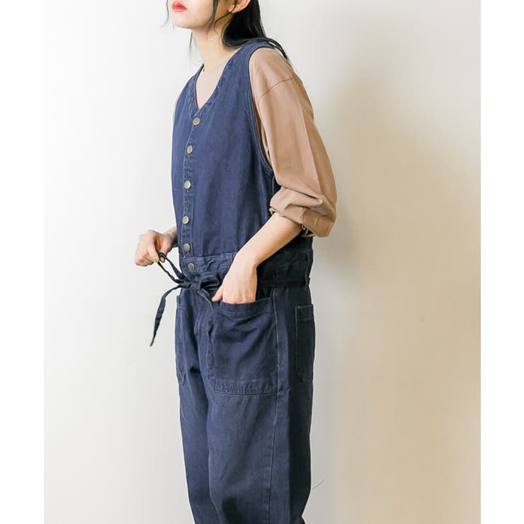 デニムノースリーブマキシパンツ レディースファッション通販 キャミ | atONE | 詳細画像19 