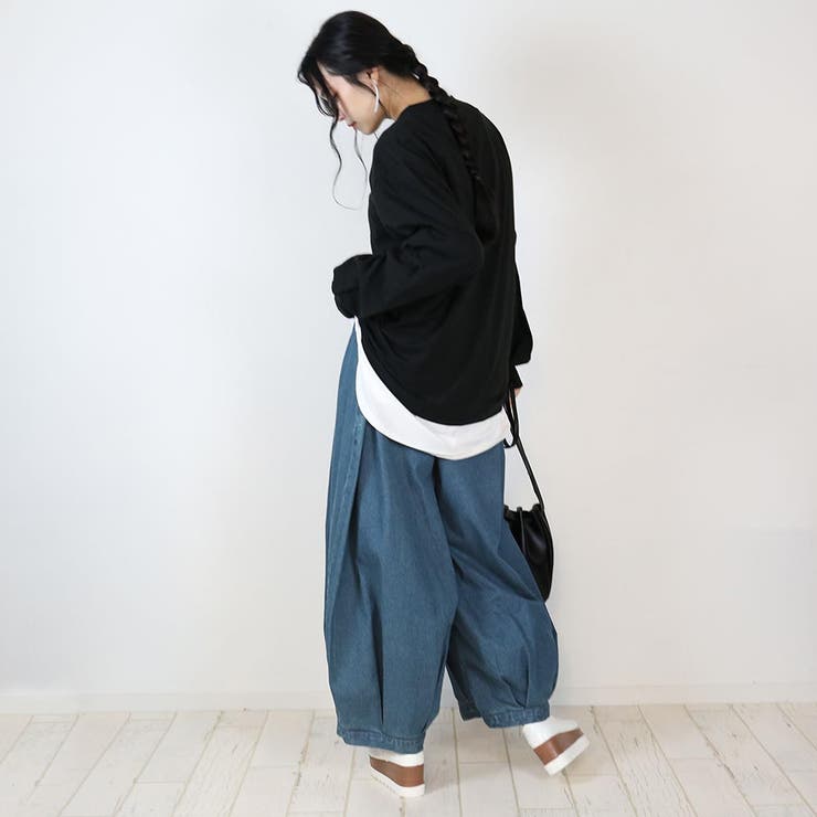 キュロットピエロデニム パンツ | atONE | 詳細画像20 