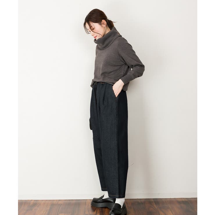 前バックルバルーンデニムパンツ | atONE | 詳細画像25 