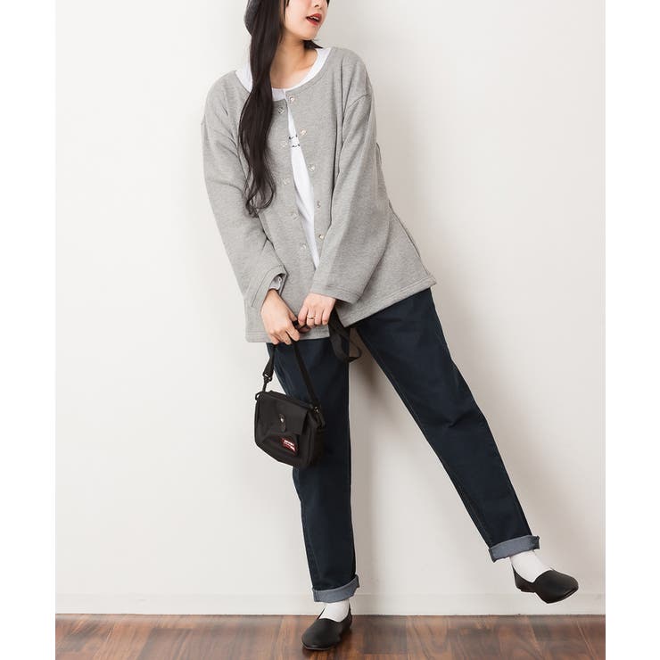 ウエストゴムテーパードデニムパンツ | atONE | 詳細画像16 