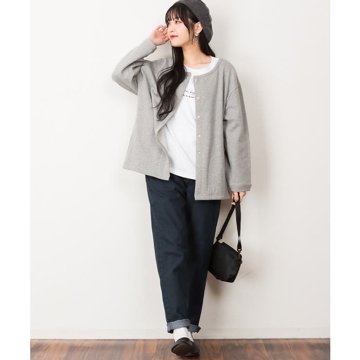 ウエストゴムテーパードデニムパンツ | atONE | 詳細画像17 