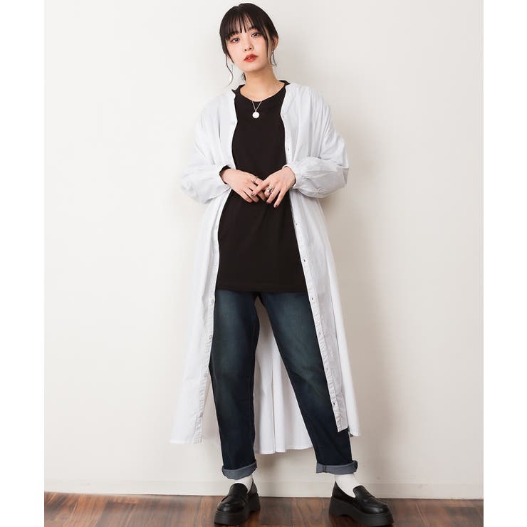 ウエストゴムテーパードデニムパンツ | atONE | 詳細画像20 