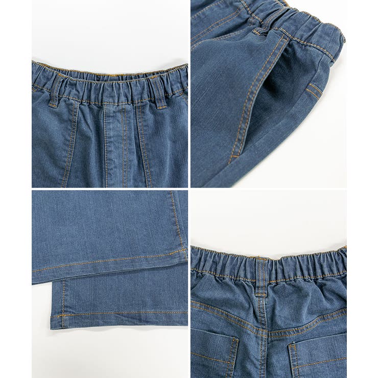 ウエストゴムストレッチデニムベイカーパンツ | atONE | 詳細画像30 