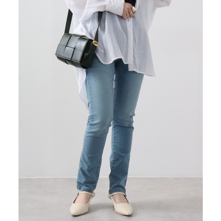 紐付きウエストゴムデニムパンツ | atONE | 詳細画像39 