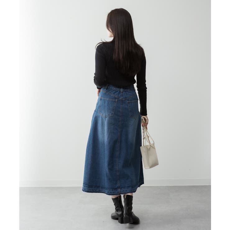 サイドタックデニムスカート | atONE | 詳細画像11 