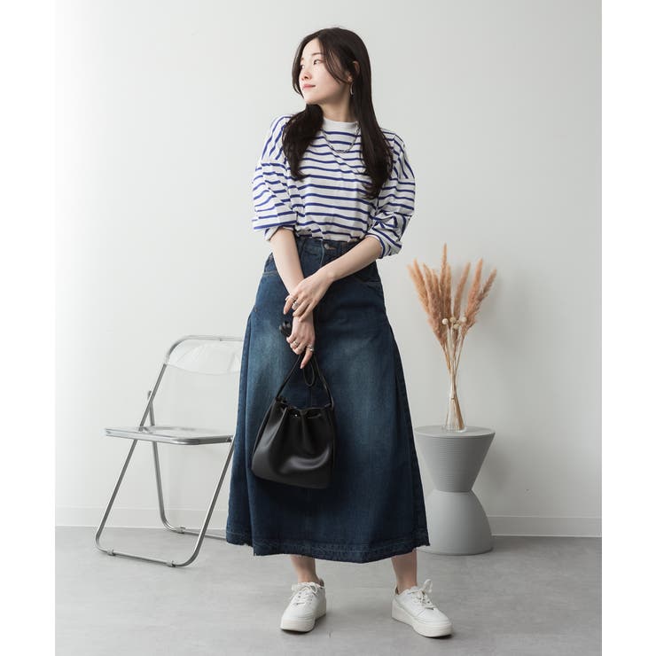 サイドタックデニムスカート | atONE | 詳細画像27 