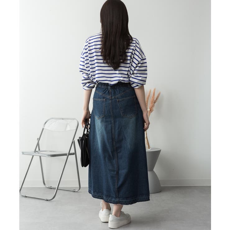 サイドタックデニムスカート | atONE | 詳細画像32 