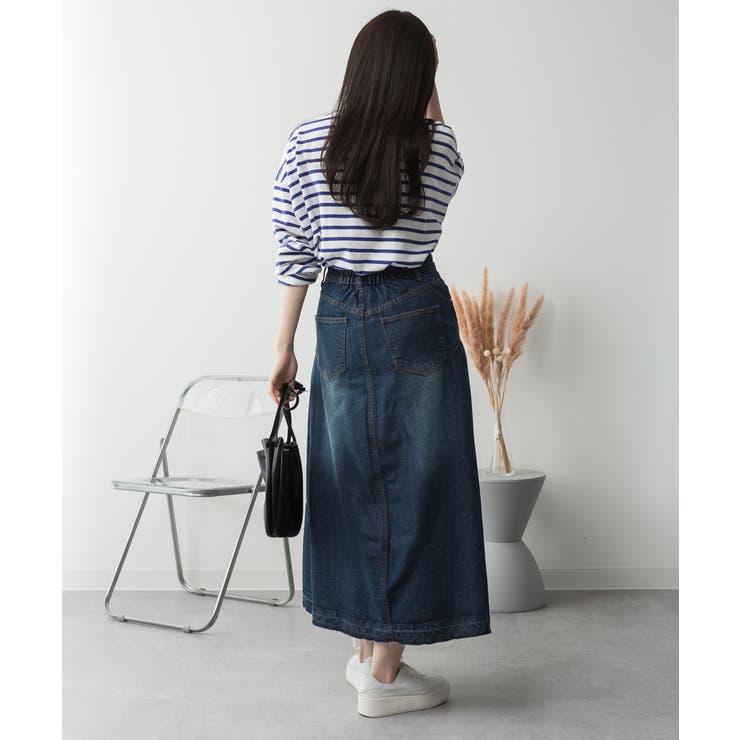 サイドタックデニムスカート | atONE | 詳細画像34 