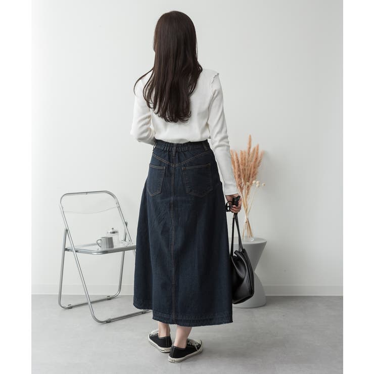 サイドタックデニムスカート | atONE | 詳細画像46 