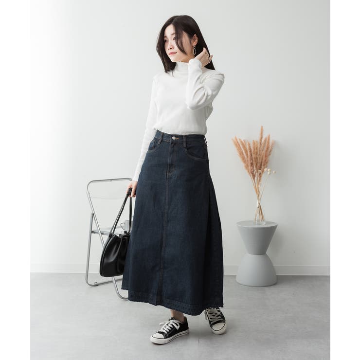 サイドタックデニムスカート | atONE | 詳細画像47 