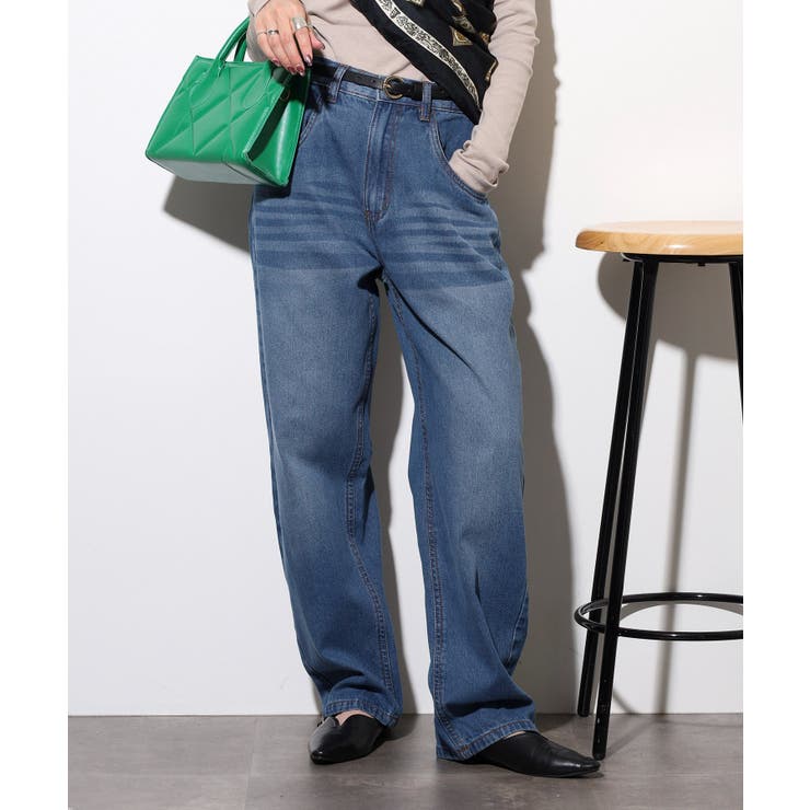 デニムカーヴィーパンツ | atONE | 詳細画像9 