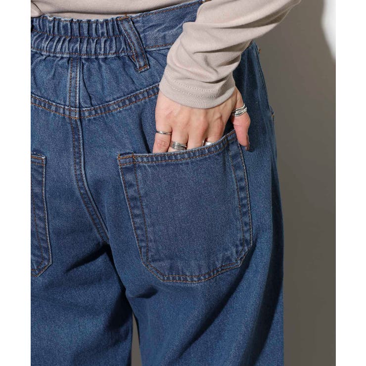 デニムカーヴィーパンツ | atONE | 詳細画像21 