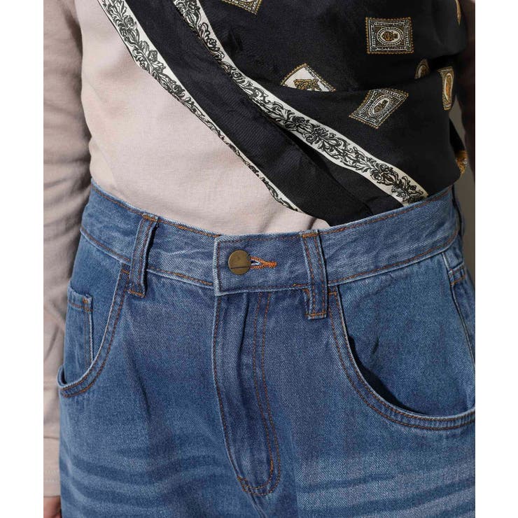 デニムカーヴィーパンツ | atONE | 詳細画像22 