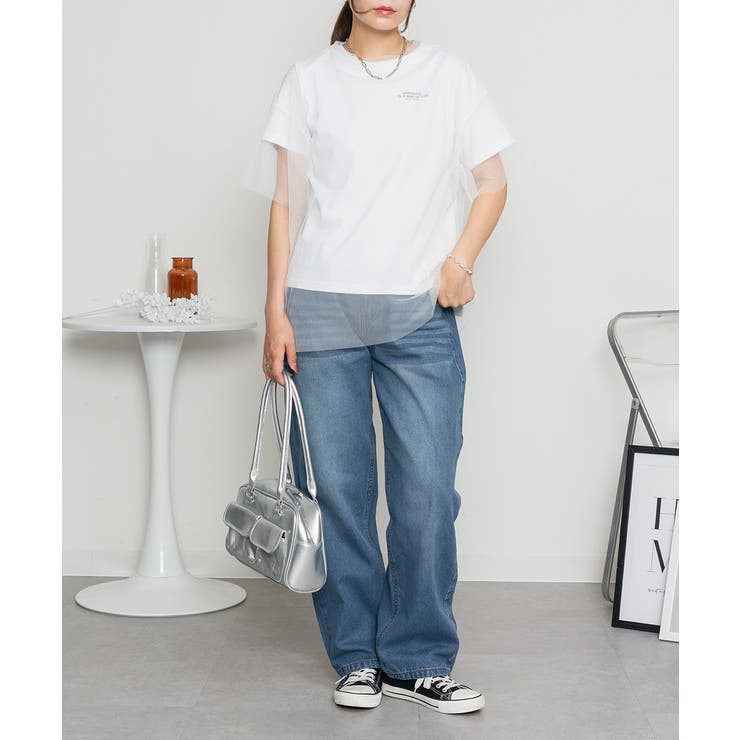 デニムカーヴィーパンツ | atONE | 詳細画像33 