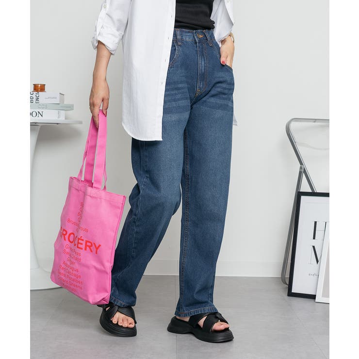 デニムカーヴィーパンツ | atONE | 詳細画像36 