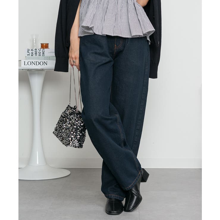 デニムカーヴィーパンツ | atONE | 詳細画像43 