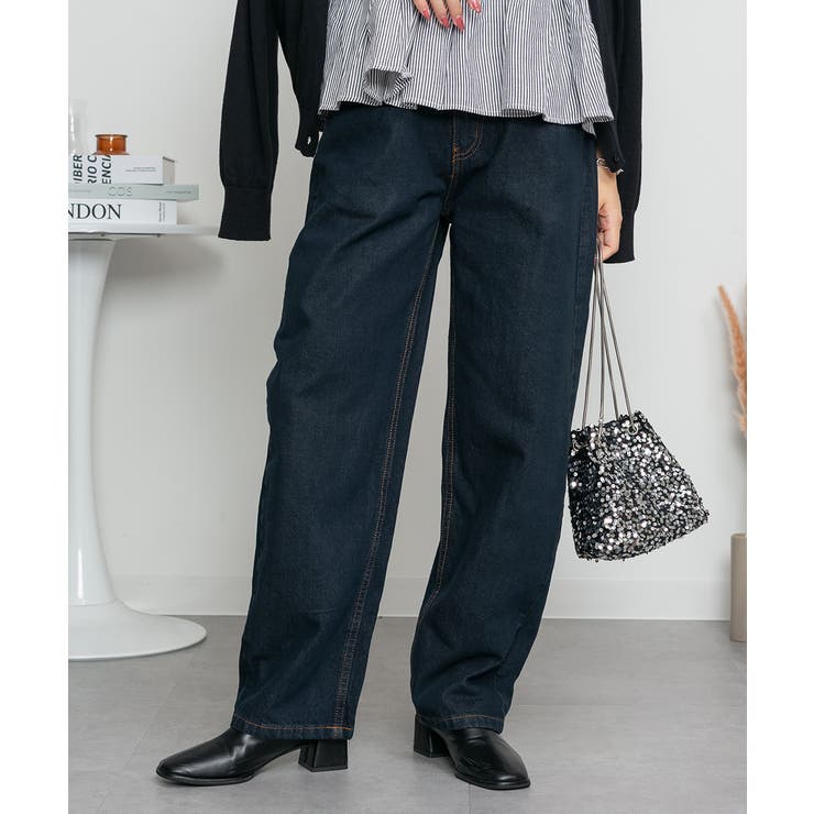 デニムカーヴィーパンツ | atONE | 詳細画像44 