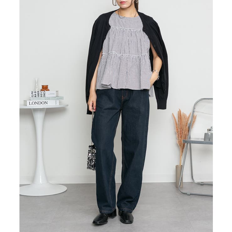 デニムカーヴィーパンツ | atONE | 詳細画像47 