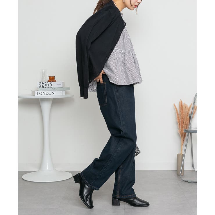 デニムカーヴィーパンツ | atONE | 詳細画像48 