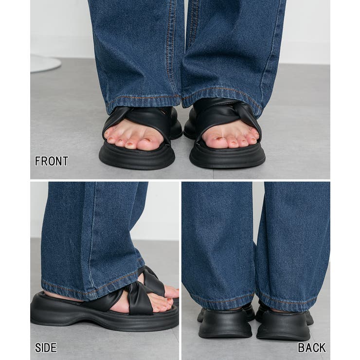 デニムカーヴィーパンツ | atONE | 詳細画像54 