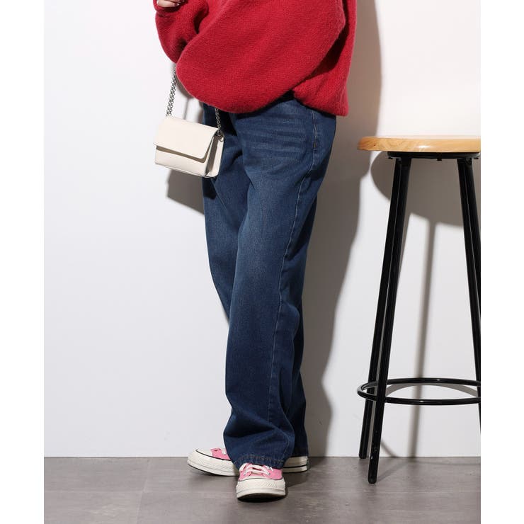 デニムカーヴィーパンツ | atONE | 詳細画像5 