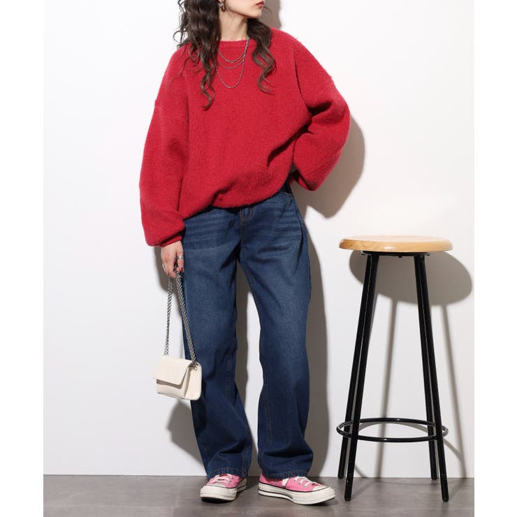 デニムカーヴィーパンツ | atONE | 詳細画像6 