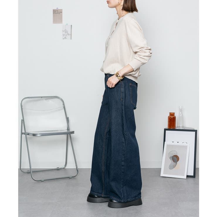 ヴィンテージ加工デニムパンツ | atONE | 詳細画像21 