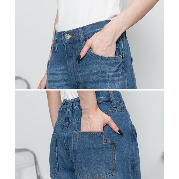 ヴィンテージ加工デニムパンツ | atONE | 詳細画像27 