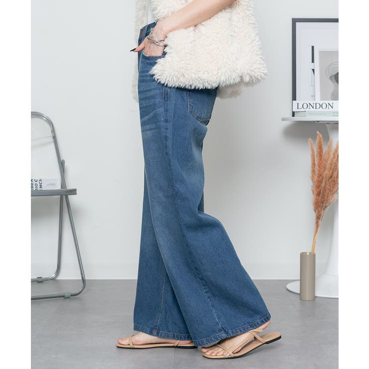 ヴィンテージ加工デニムパンツ | atONE | 詳細画像4 