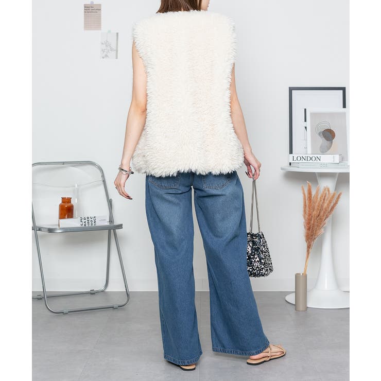 ヴィンテージ加工デニムパンツ | atONE | 詳細画像8 