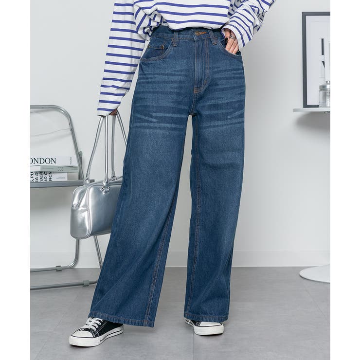 ヴィンテージ加工デニムパンツ | atONE | 詳細画像9 