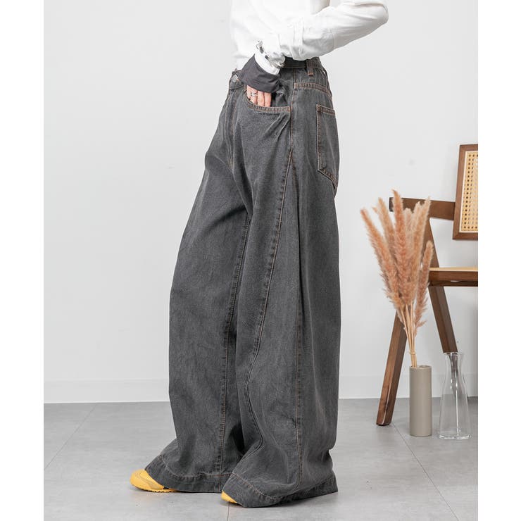 ルーズワイドパンツ | atONE | 詳細画像15 