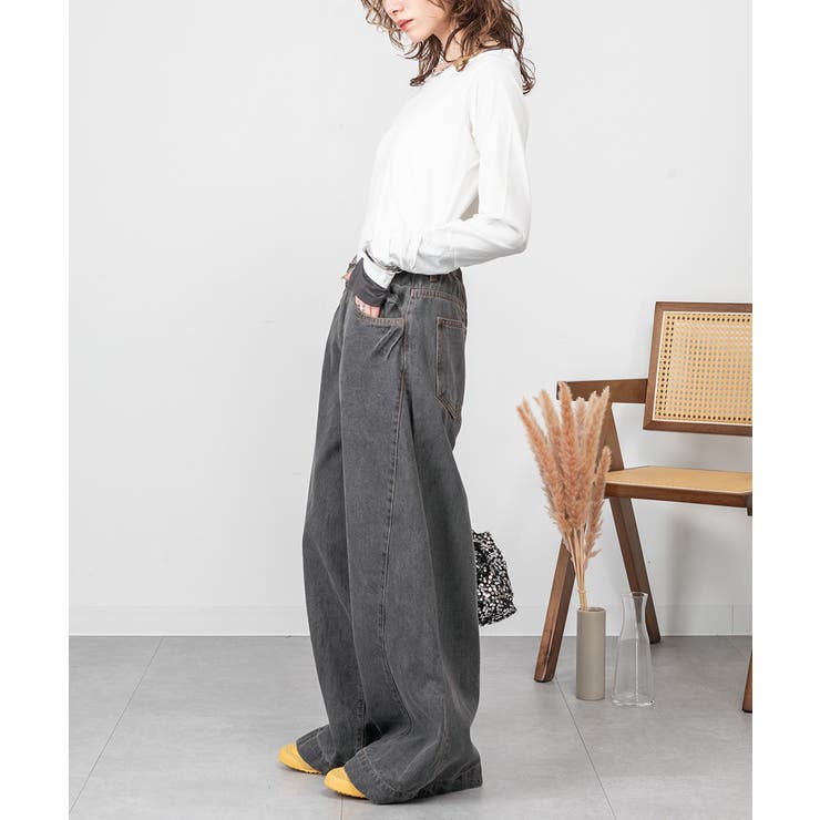 ルーズワイドパンツ | atONE | 詳細画像18 