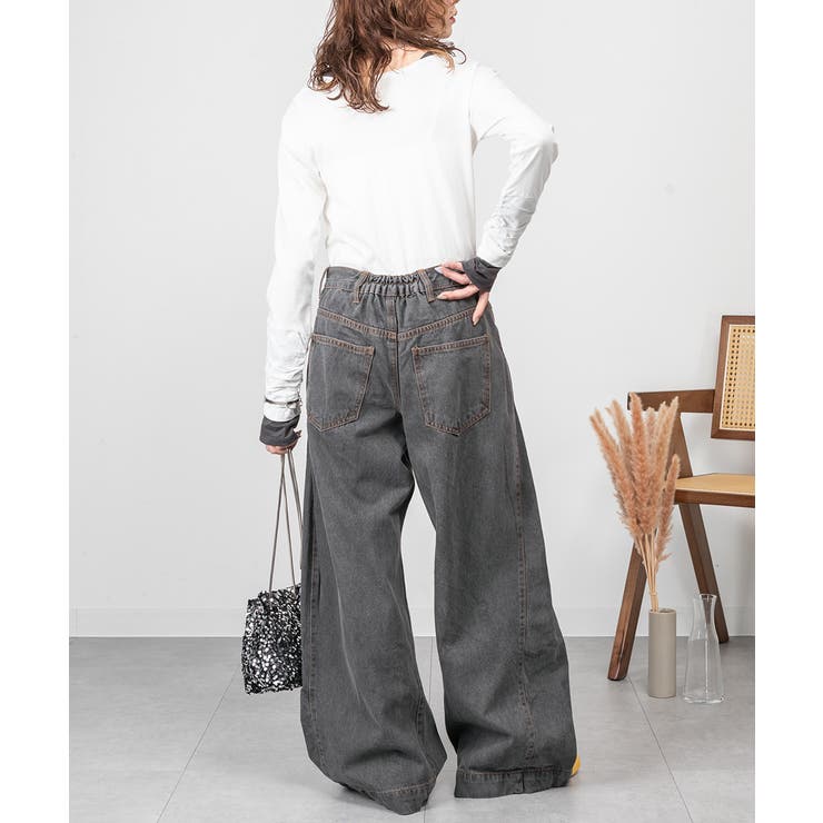 ルーズワイドパンツ | atONE | 詳細画像19 