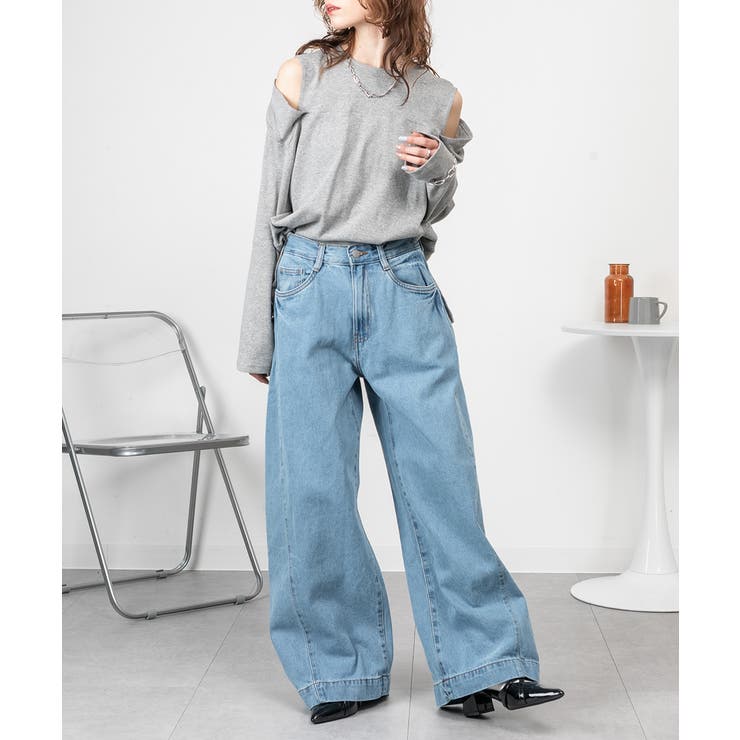 ルーズワイドパンツ | atONE | 詳細画像24 