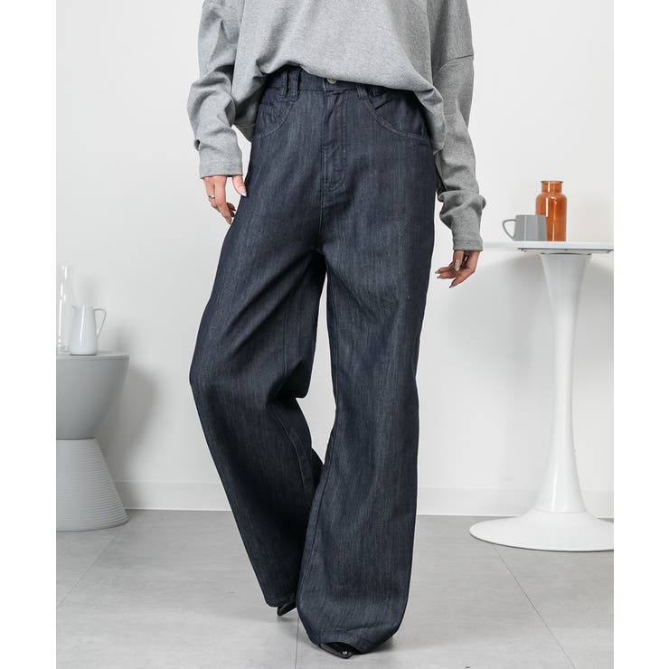 ドレープワイドフレアパンツ | atONE | 詳細画像18 