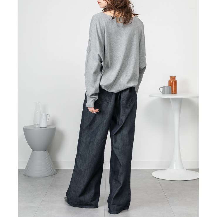 ドレープワイドフレアパンツ | atONE | 詳細画像24 