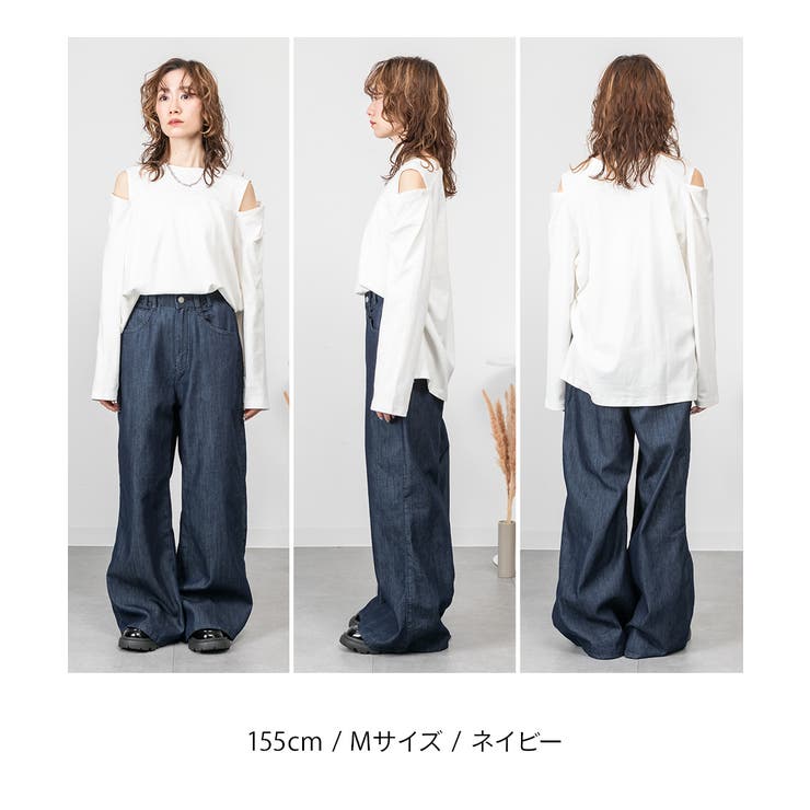 ドレープワイドフレアパンツ | atONE | 詳細画像25 