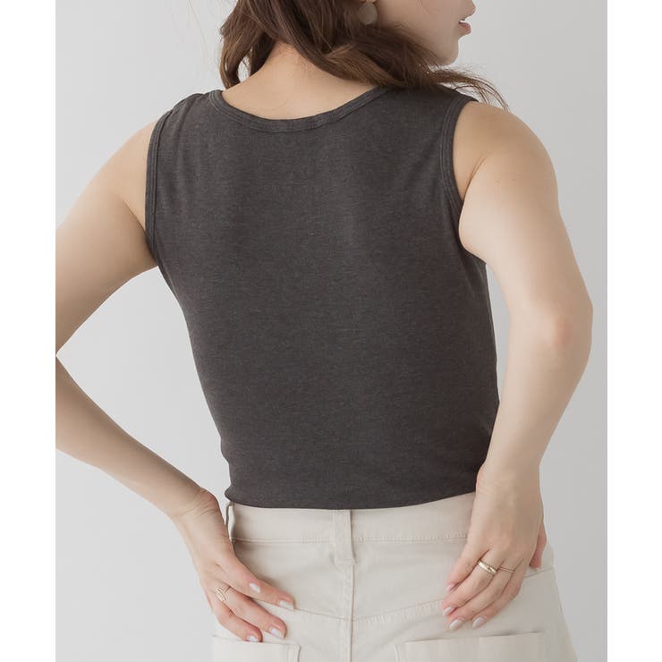 コットンフライスタンクトップ | atONE | 詳細画像10 