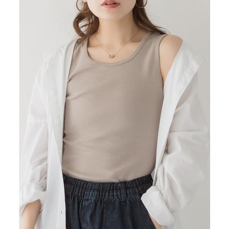 コットンフライスタンクトップ | atONE | 詳細画像12 