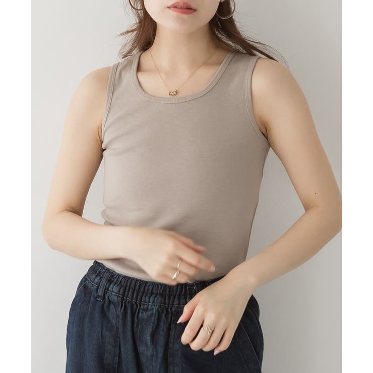 コットンフライスタンクトップ | atONE | 詳細画像13 