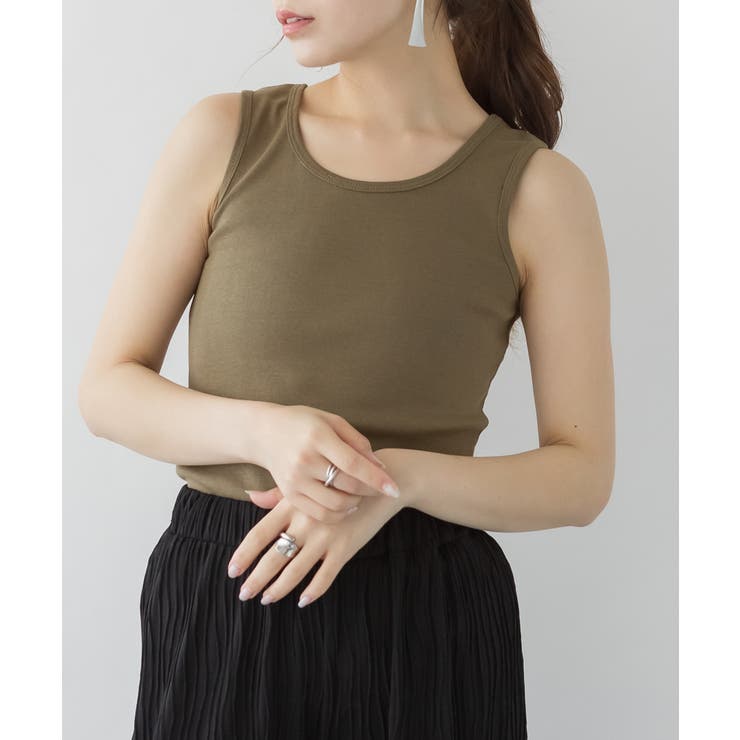 コットンフライスタンクトップ | atONE | 詳細画像18 