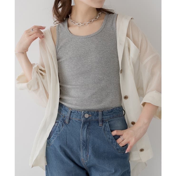 コットンフライスタンクトップ | atONE | 詳細画像22 