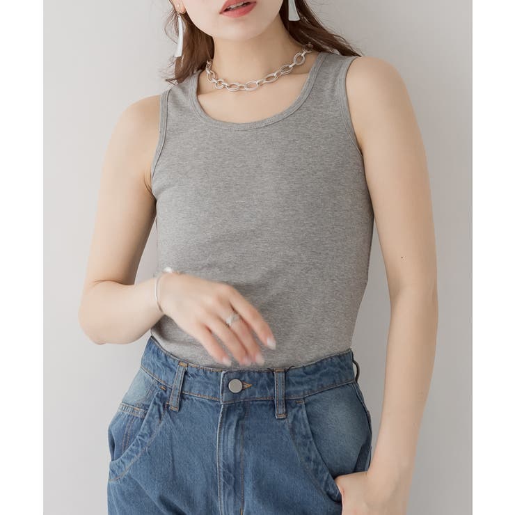 コットンフライスタンクトップ | atONE | 詳細画像23 