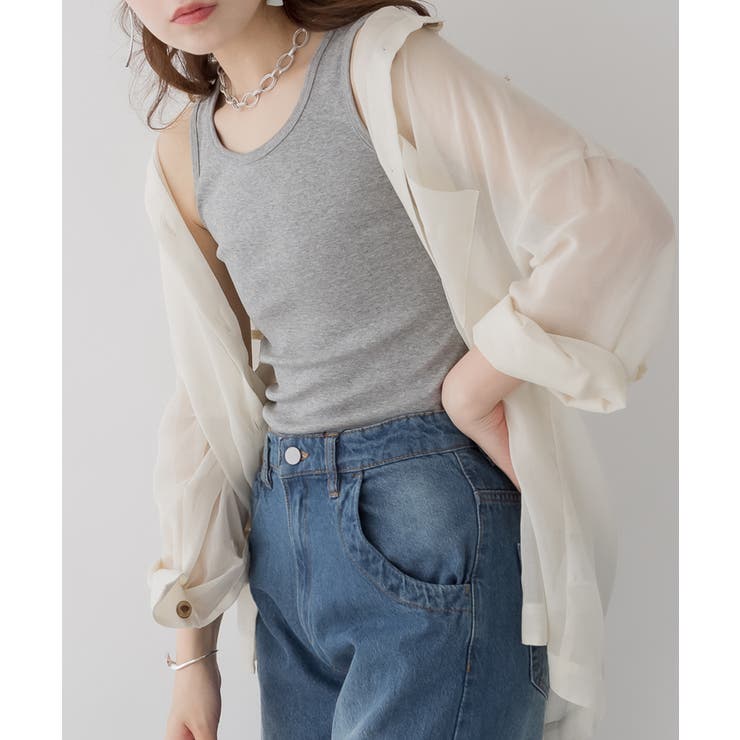 コットンフライスタンクトップ | atONE | 詳細画像24 