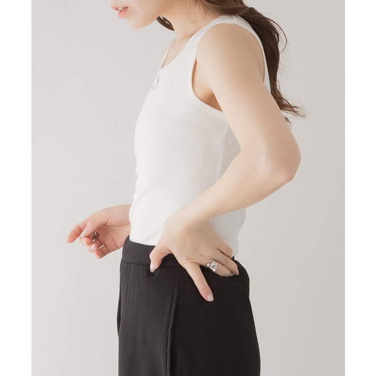 コットンフライスタンクトップ | atONE | 詳細画像34 