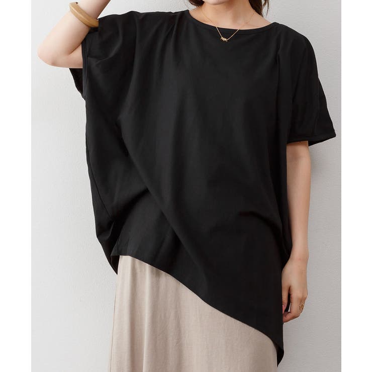 ゆったりシルエット ランダムカットソー M | atONE | 詳細画像15 