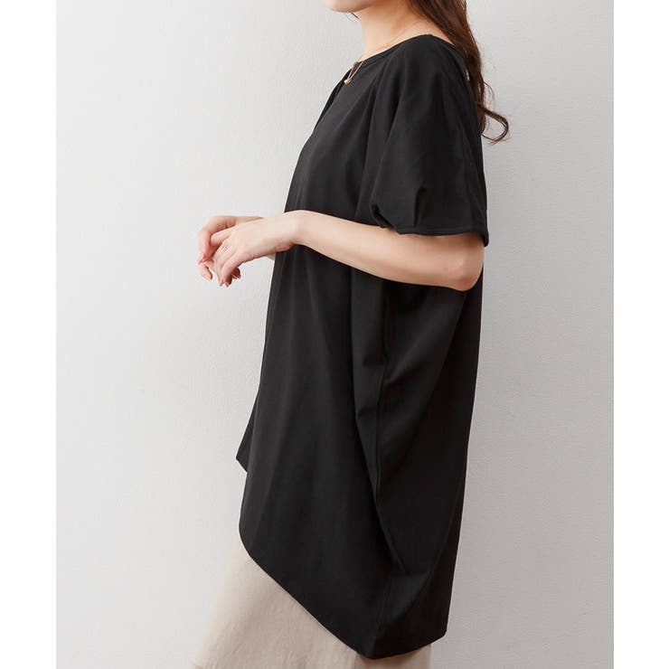 ゆったりシルエット ランダムカットソー M | atONE | 詳細画像16 